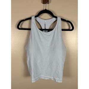 NWT Calia High Neck Seamless Brami Women’s XXL | Pale Blue | Athletic Crop Tank